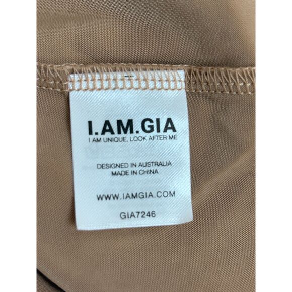 I am Gia Mesh Slip Shapewear Dress Nude Size S Basics Undergarment Shaper - Picture 8 of 10